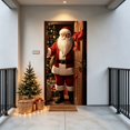 thumbnail image 6 of 2026 Christmas Indoor Home Decor Santa Claus Open Door Christmas Door Cover Festive Front Door Decor, 6 of 9