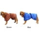 thumbnail image 4 of Albornoz suave súper absorbente Toalla de microfibra de secado rápido con capucha/cinturón para perros grandes, medianos y pequeños, gatos domésticos - Marrón (XL) JM, 4 of 5