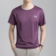 thumbnail image 3 of Camiseta de seda de hielo para hombre, camisetas de manga corta de verano 2023, finas, transpirables, de secado rápido, camisetas holgadas informales con estampado de letras a la moda para hombre, 3 of 5