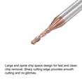 thumbnail image 4 of Uxcell 1.65mm Dia 4mm Shank Titanium Coated Carbide Straight Shank Twist Drill Bit 2 Pack, 4 of 6