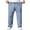 Light Blue, variant on Mens Big and Tall Denim Pants Drawstring Elastic Waisted Jean Skinny Comfy Y2K Streetwear Pant with Multi Pockets Light Blue XL