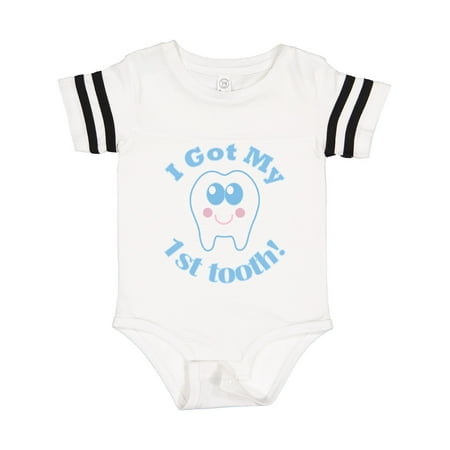 

Inktastic I Got My First Tooth Baby Boy Gift Baby Boy or Baby Girl Bodysuit