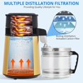 thumbnail image 2 of Acekid 4L Distilled Water Maker - Household Stainless Steel Water Purifier Countertop, Distilled Water Maker 4 Litre Water Purifier Home Pure Water Maker, 2 of 7
