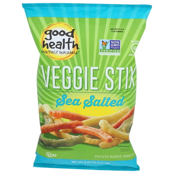 Good Health Original Veggie Stix, 6.75 Ounce -- 10 per case.