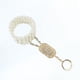 thumbnail image 2 of EeaseMX Pulsera de perlas y diamantes de imitación artificiales para mujer, estilo vintage, con cadena elástica (dorada), 2 of 7