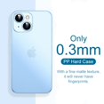 thumbnail image 4 of Luxury Ultra Thin 0.3mm Clear Matte PP Hard Case For Iphone 15 14 13 12 Mini 11 Pro Max Frosted Case For Iphone 14 15 Plus Coque, 4 of 5