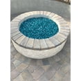 thumbnail image 4 of Element Blue Luster Jelly Bean 1" Fire Glass 10 lbs, Blue Diamond Fire Glass, Indoor or Outdoor Fire Glass Beads, Shimmer Diamond Fire Glass, Smooth Fire Glass, Rounded Fire Glass, 4 of 5