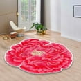 thumbnail image 4 of JHGoosa Heat Transfer 3D Shaped Flower Floor Mat Sofa Bedroom Living Room Carpet "C", 4 of 6