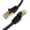 3FT - Black x2, variant on Tera Grand - Premium CAT7 Double Shielded 10 Gigabit 600MHz Ethernet Patch Cable for Modem Router LAN Network - Built with Gold Plated & Shielded RJ45 Connectors, 25 Feet Black