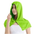 thumbnail image 1 of Haut à Capuche avec Protection Solaire pour Femmes, Manches 3/4, Col Rond, Séchage Rapide, Mode Décontractée, Vert Militaire, 1 of 6