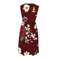 thumbnail image 4 of Mifsaly Sleeveless Dress for Women High Waist Midi Dress Flowy Cute Animal Print Travel Vacation Work Everyday Sundresses M, 4 of 7