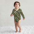 thumbnail image 4 of Cotton Baby Onsies, Cute Toucan Cockatoo Hornbill Unisex Newborn Baby Long Sleeve Bodysuit Infant Outfit Toddler Baby Boy Clothes for Boys Girls, 4 of 7