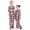 White Tartan (Unisex Kids'), variant on Angelina Christmas Matching Women's Men's Kids' Family Flannel Notch Collar Pajama Set (SOLD SEPARATELY)