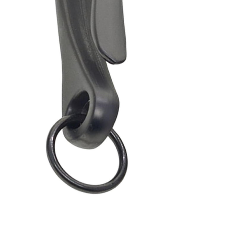 Blesiya 6pcs Japanese Fish Hook Keychain Belt Clip Purse Wallet Holder Black, Women's, Size: Small