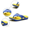 thumbnail image 5 of Ediodpoh Men Summer Beach Flip Flops Shoes Sandals Male Slipper Casual Flat Shoes Men Slippers Yellow 9.5, 5 of 8