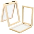 thumbnail image 1 of Shisuyan 2Pcs Wooden Paper Making Frame DIY Paper Making Wood Frame DIY Frame Paper Making Screen, 1 of 9