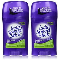Lady Speed Stick Invisible Dry, Powder Fresh Antiperspirant Deodorant, Net Wt. 1.4 Oz. (2 Pack Value Bundle) by Lady Speed Stick