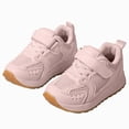 thumbnail image 4 of CAUYDY Toddler Boys Girls Non Slip Breathable Mesh Sneakers Lightweight Hook and Loop Athletic Running Shoes Comfortable Sport Shoes for Kids(L101-Pink,5.5), 4 of 6