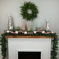 thumbnail image 2 of Northlight 3-Finish Shatterproof Ball Christmas Garland - 6' x 4" - Pink - Unlit, 2 of 6