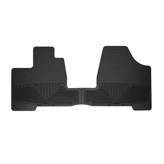 WeatherTech All-Weather Floor Mats compatible with 2004-2010 Toyota Sienna - 1st Row (Driver & Passenger), Black