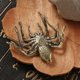 thumbnail image 3 of Araña de latón, accesorio de diseño, adorno creativo de araña, decoración de araña de latón, mini estatua de araña, 3 of 6