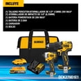 thumbnail image 2 of Kit Taladro Percutor y Atornillador de Impacto 20V DeWalt, 2 of 8