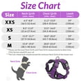 thumbnail image 3 of rabbitgoo Cat Harness and Leash for Walking, Escape Proof Soft Adjustable Vest Harnesses for Cats, Easy Control Breathable Reflective Strips Jacket, Purple, 3 of 13