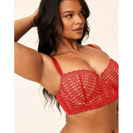 

Adore Me Nymphadora Contour Balconette Women s Bra Plus and Regular Sizes