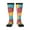 2 Black-1, variant on Colorful Wool Balls Pattern Women’s Knee High Crew Socks,Trouser Socks Comfortable, Breathable, Moisture-Wicking and Soft