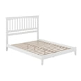 thumbnail image 4 of AFI Mission Queen Low Profile Wood Platform Bed, White, 4 of 6