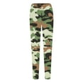 thumbnail image 4 of Audhol Camo Pants Women Women's Autumn and Winter Camouflage Leggings Artistic Printed Soft Stretchy Pants for Women Camo Leggings for Women Green 4XL, 4 of 4