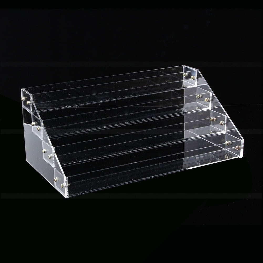 VGEBY 4 Tiers  Acrylic Organizers Wide Makeup Holder for Nail Polishes Lipstick Dresser Eye Shadow Container Reagent Retail Store  Ssential Oils Liquids Display Stand