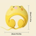 thumbnail image 2 of Toddler Waterproof Bath Cap, Adjustable Anti Leak Shampoo Caps With Eye Shield For Babies Kids Blue, 2 of 6