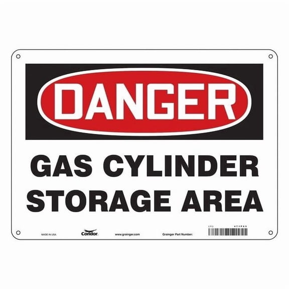 Condor Safety Sign,10 inx14 in,Aluminum 471P65