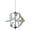 Iridescent - Single, variant on In the Breeze 2484 — Rainbow Poly Vortex Spinner — Mesmerizing and Colorful Hanging Wind Spinner