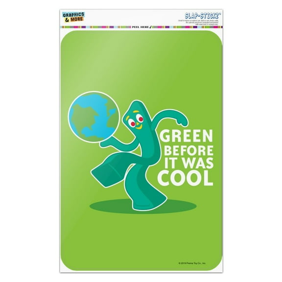 Gumby Green Before It Was Cool Earth Planet Home Business Office Sign