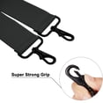 thumbnail image 2 of Buyless Fashion Bretelles pour Hommes, Lot de 2 - 48 Pouces, Élastiques, Ajustables, Robustes, 2 Pouces de Large - Dos en X avec Crochets Noirs, 2 of 7