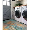 thumbnail image 4 of Moynesa 4'x6' Area Rug for Living Room Modern Abstract Soft Washable Rug Indoor Low Pile Accent Rug Stain Resistance Soft Carpet for Office Couch Entrance Kitchen,Rosy, 4 of 7