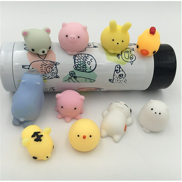 Mochi Squishy Toys, Mini Squishy Party Favors for kids Animal