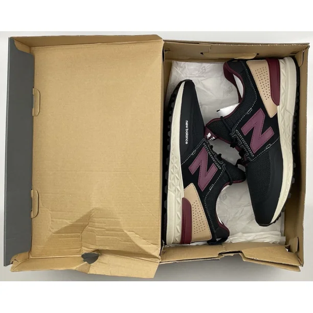New Balance 574 Sport Decon Black Burgundy MS574DTY Size 8 D NIB Lifestyle