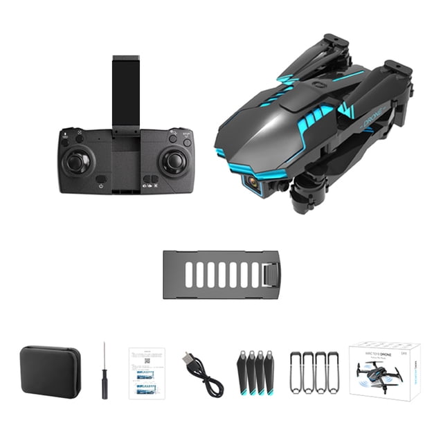 Bewildely RC rodante de 360 grados, cuadricóptero de fotografía aérea, giroscopio de 6 ejes, mantenimiento de altitud, Avión de Control Juguetes 2 piezas Cam Glow Tipo 1