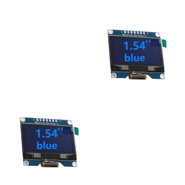 sweethay Módulo de pantalla OLED de 128x64, placa controladora de pantalla LCD de alta definición, ángulo de visión amplio, consumo de energía Type2 NO2