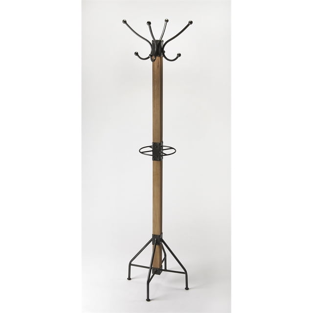 Butler Specialty Company Logan Wood Coat Rack/Tree - Brown / Charcoal