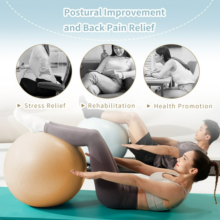 Swiss Ball Traction Exercises For Lower Back Saunders Lumbar