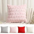 thumbnail image 7 of SLYNSHome Valentines Heart Pillows,Red Plush Decorative Pillow for Couch Fur Pillow Cushion for Chair Sofa Living Room, 7 of 7