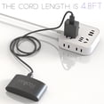 thumbnail image 5 of NEOYFC for 5V Micro USB Power Cord Compatible with Roku Streaming Stick, Express Plus, Premier/Plus, Voice Remote Pro Adapter Charging Cable (Not for Roku Streaming Stick Plus & Ultra), 5 of 6