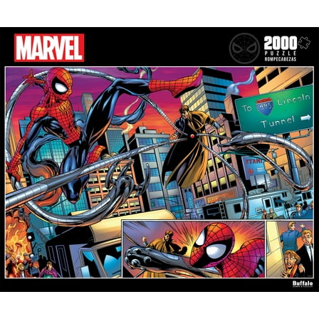 Buffalo Games 2000-Piece Marvel Spider-man vs. Doctor Octopus Interlocking Jigsaw Puzzle