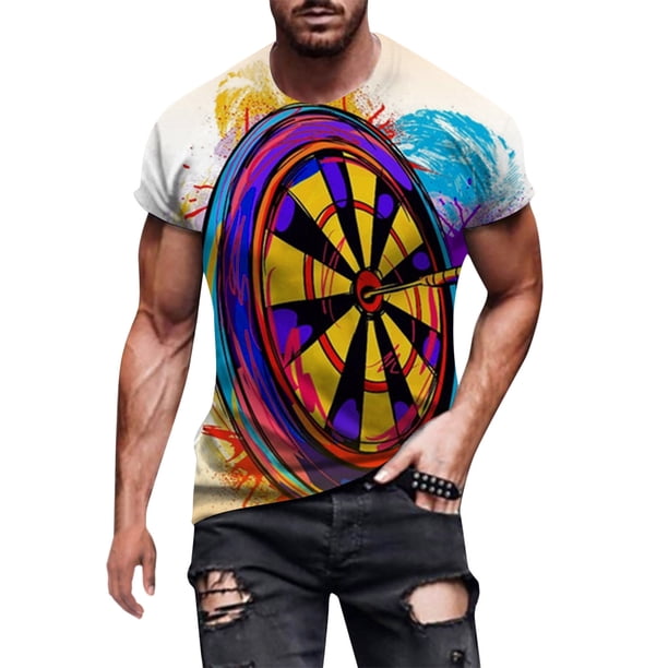 Hombre Graphic Vikingo Camiseta Manga Larga Camiseta Impresión 3D Cuello Barco Camisa Moda