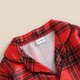 thumbnail image 4 of Pijamas navideños para niños, niñas y niños, con estampado de Papá Noel y cuadros, camisas de manga larga, pantalones, ropa de estar por casa, ropa de dormir, 1 a 5 años, 4 of 5