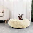 thumbnail image 4 of Home Soft Things Shaggy Pet Bed-Ivory - 45" x 45" x 6", 4 of 7